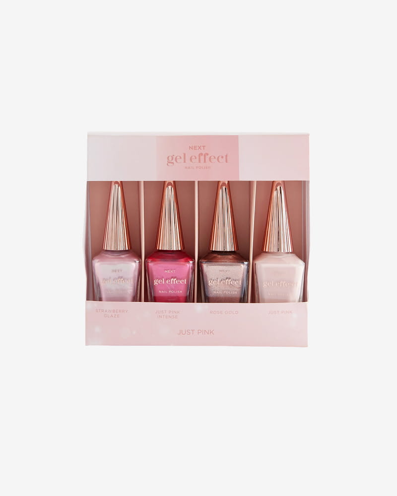Set of 4 Gel Effect Nail Polish Gift Set