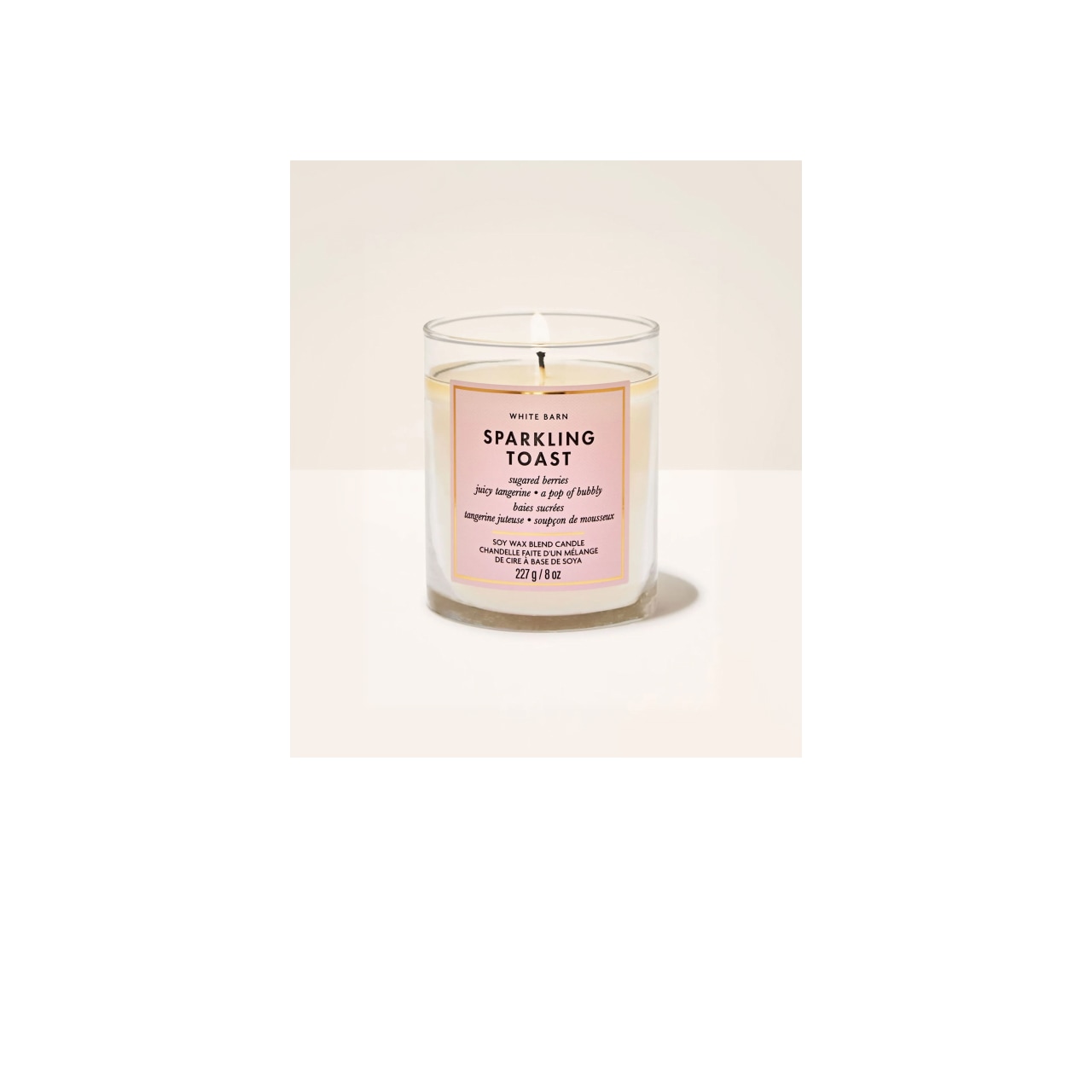 Bath & Body Works Sparkling Toast Single Wick Candle 227g