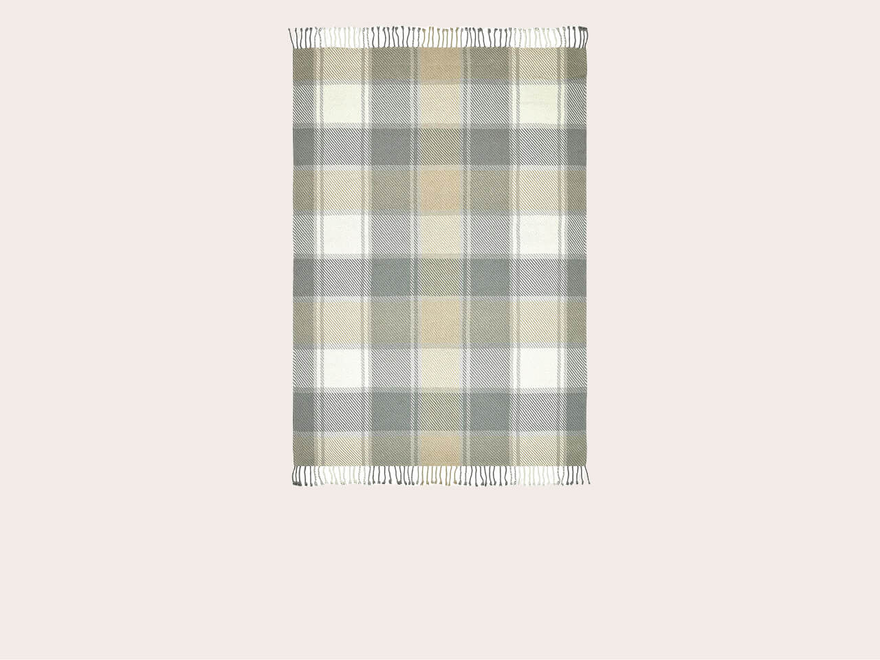 Steel Grey Dylan Cotton Throw 