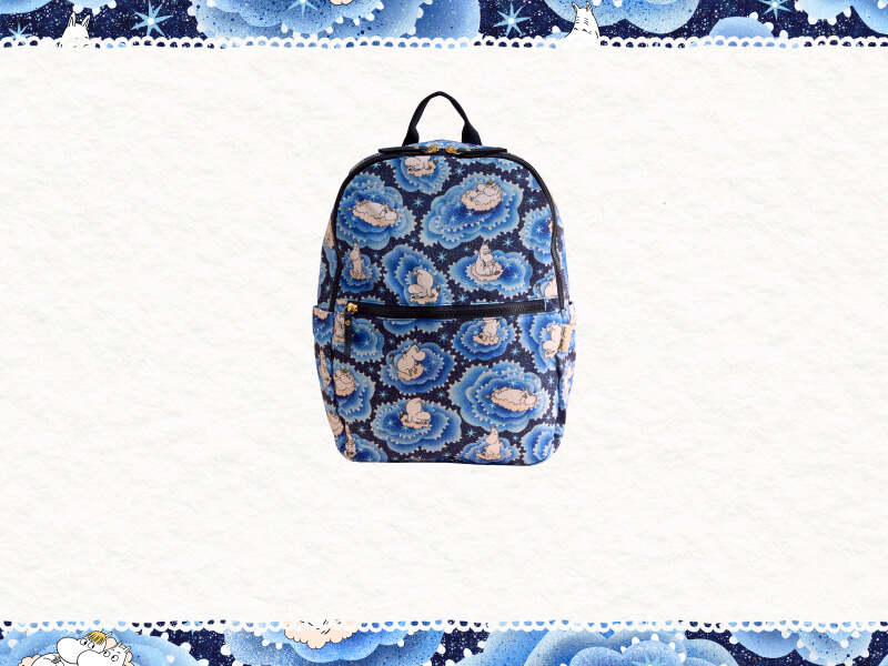Blue Clouds Moomins Foldaway Backpack