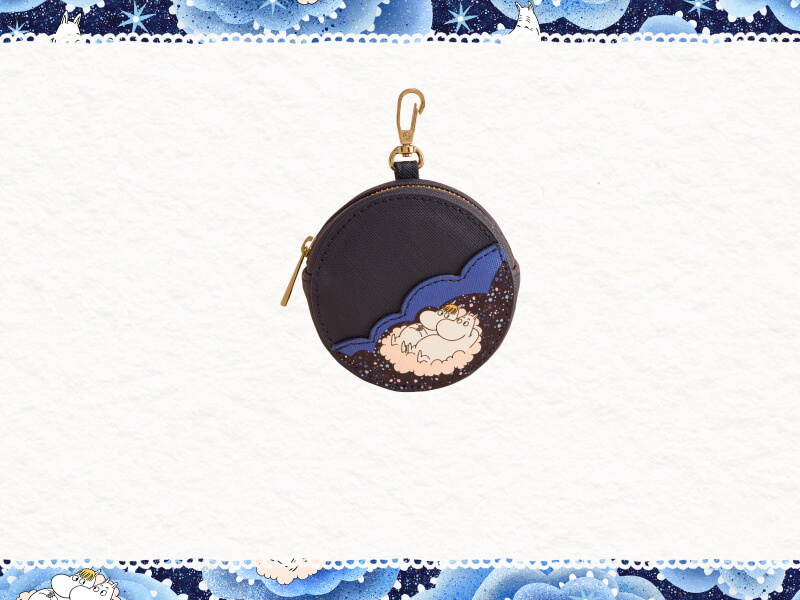 Blue Clouds Moomins Clip On Purse