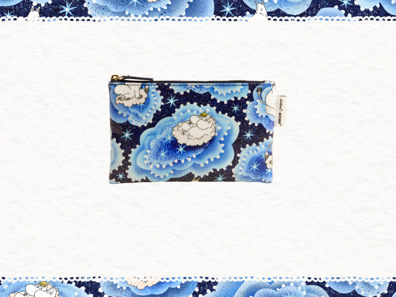 Blue Clouds Moomins Zip Purse