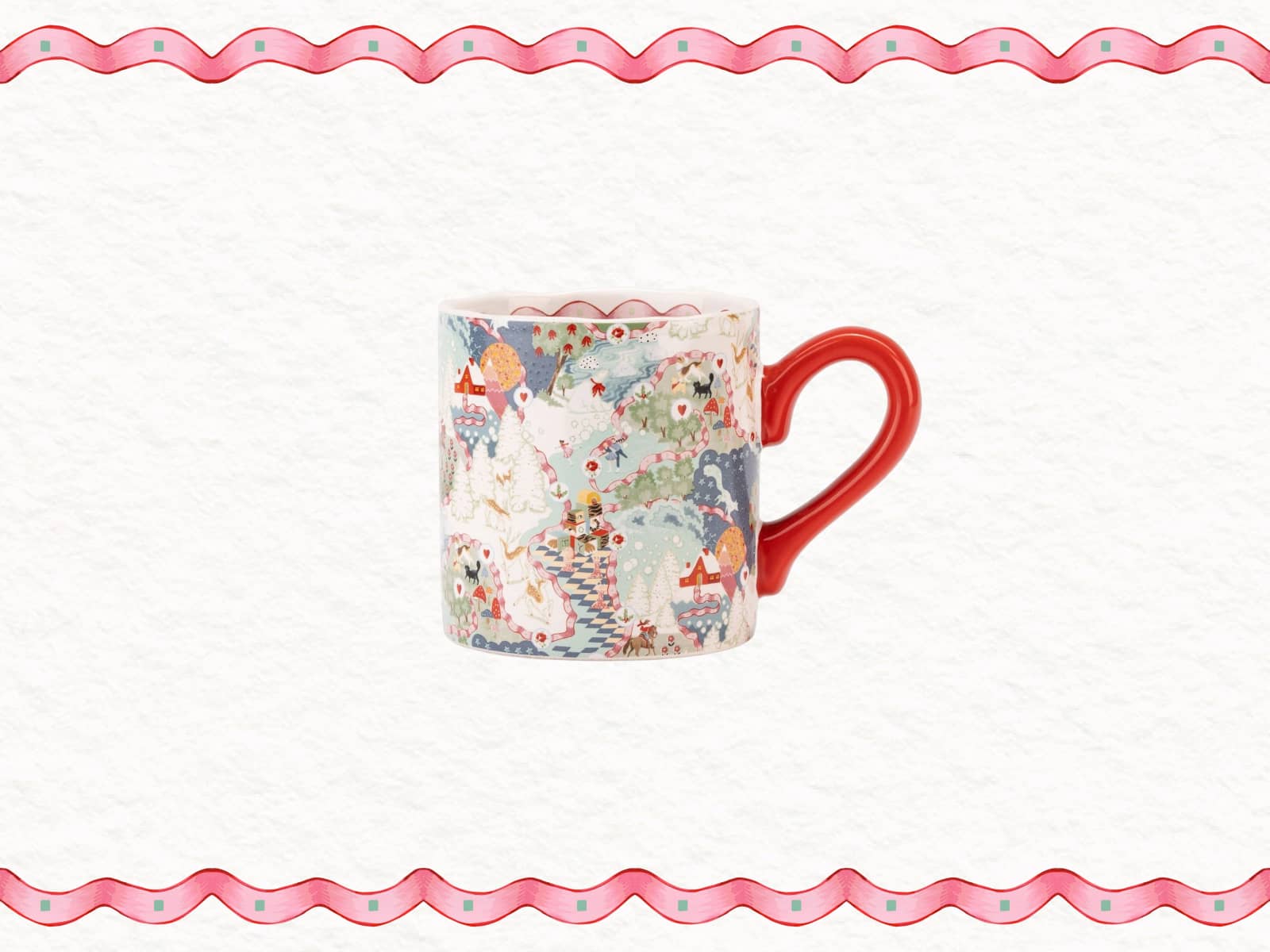 Blue Christmas Journey Shortie Mug