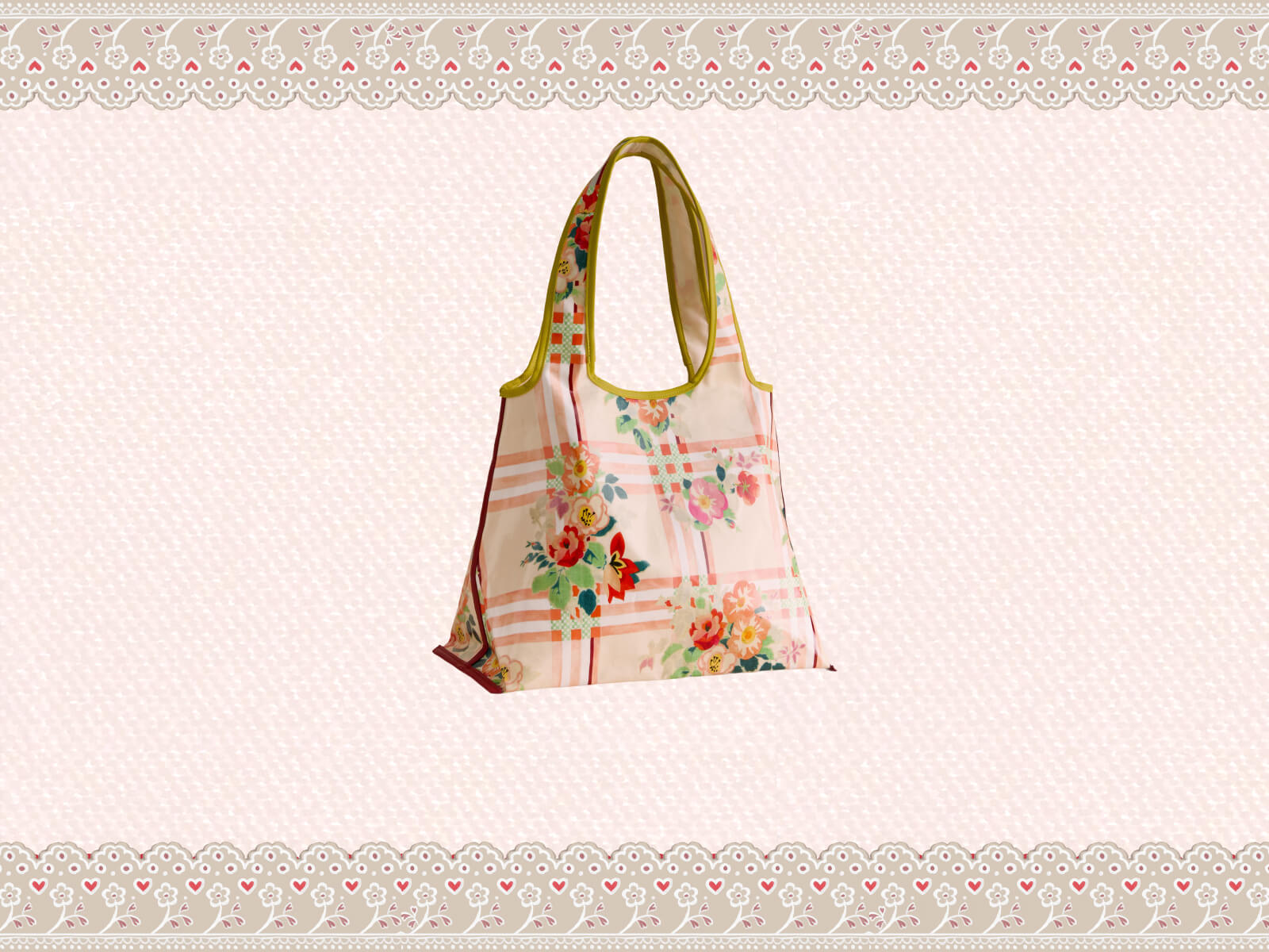 Floral & Check Marylebone Shopper