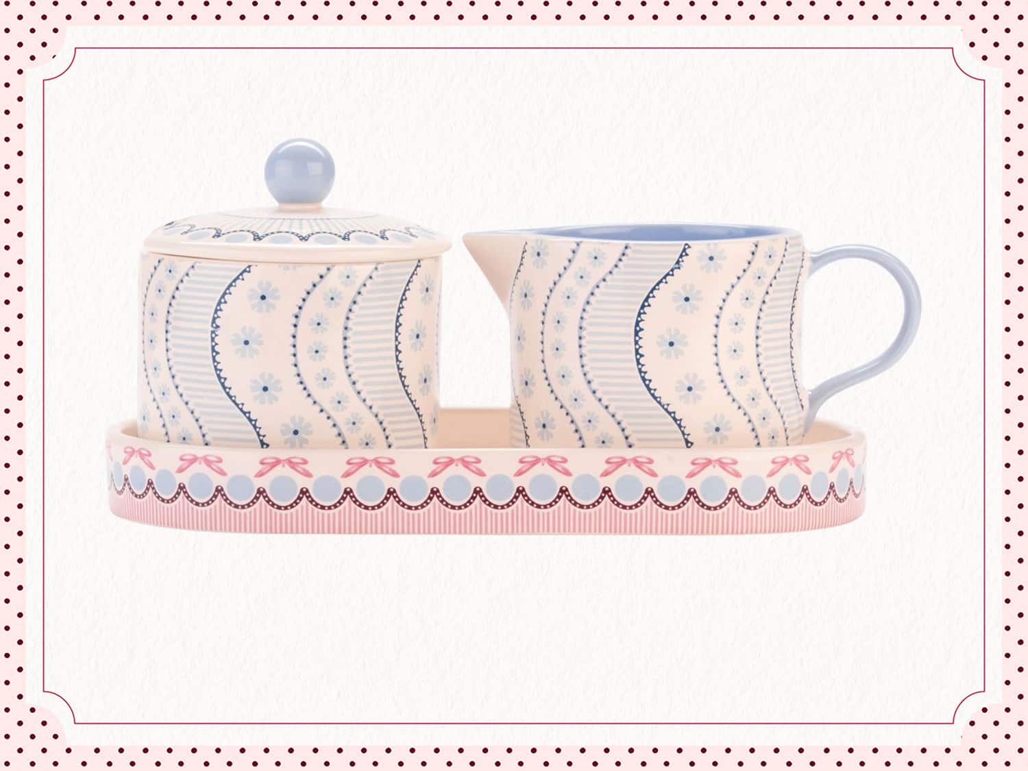 Spitalfields Silk Sugar & Milk Set