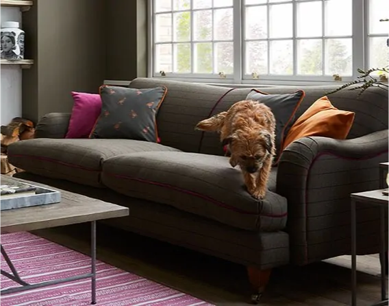 Ilkley Tweed 4 Seater Sofa